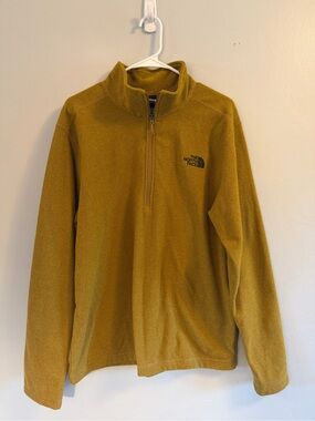 The North Face Men's Half-Zip Fleece Pullover - Mustard Yellow